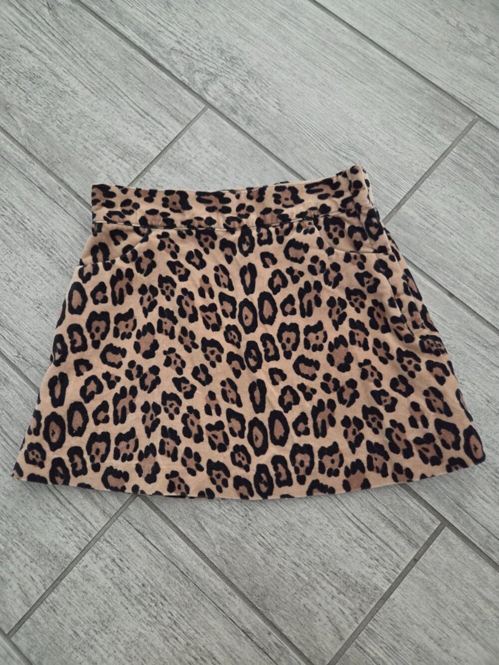 Janie and Jack Toddler Girl's Leopard Print Skirt Tan Black Size 3